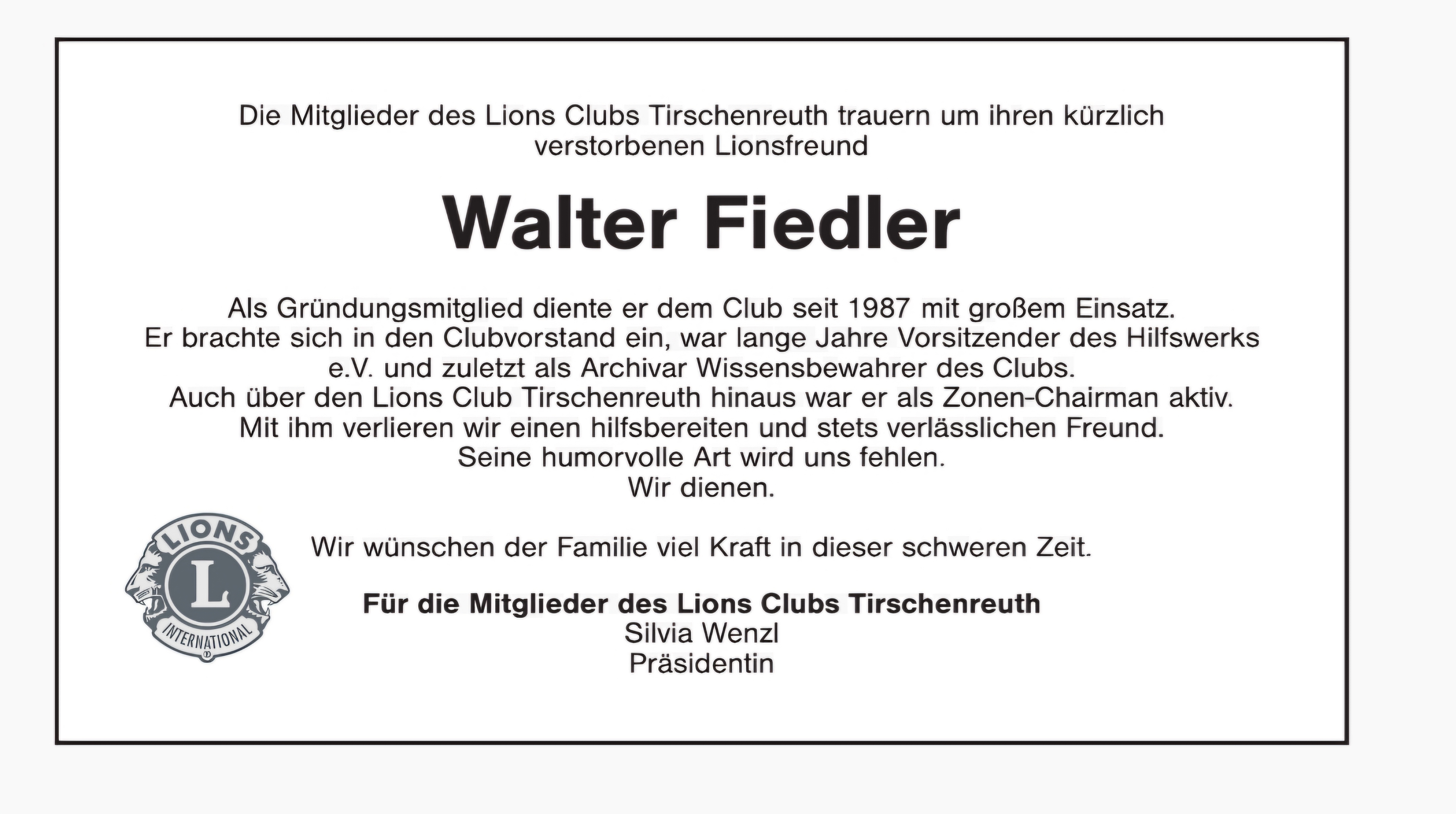 Traueranzeige - Der Neue Tag - 08.03.2025